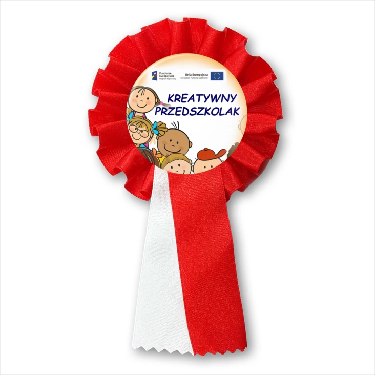przypinka kotylion Kreatywny Przedszkolak