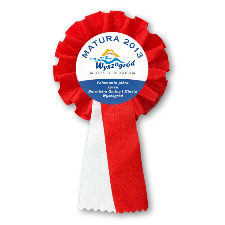 przypinka kotylion Matura 2013 - Wyszogród