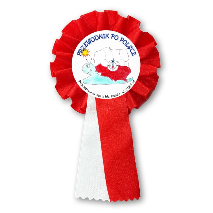 przypinka kotylion Przewodnik po Polsce