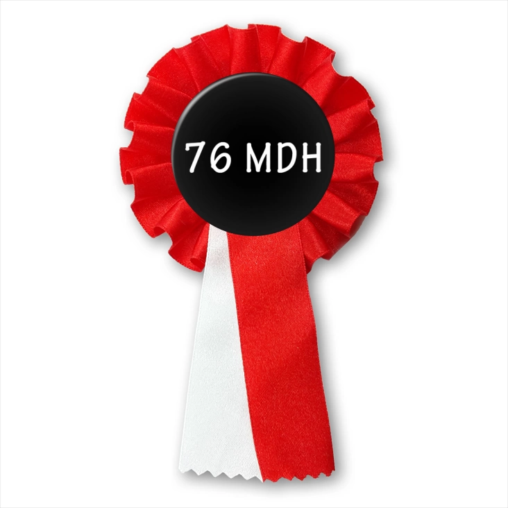 przypinka kotylion 76 MDH