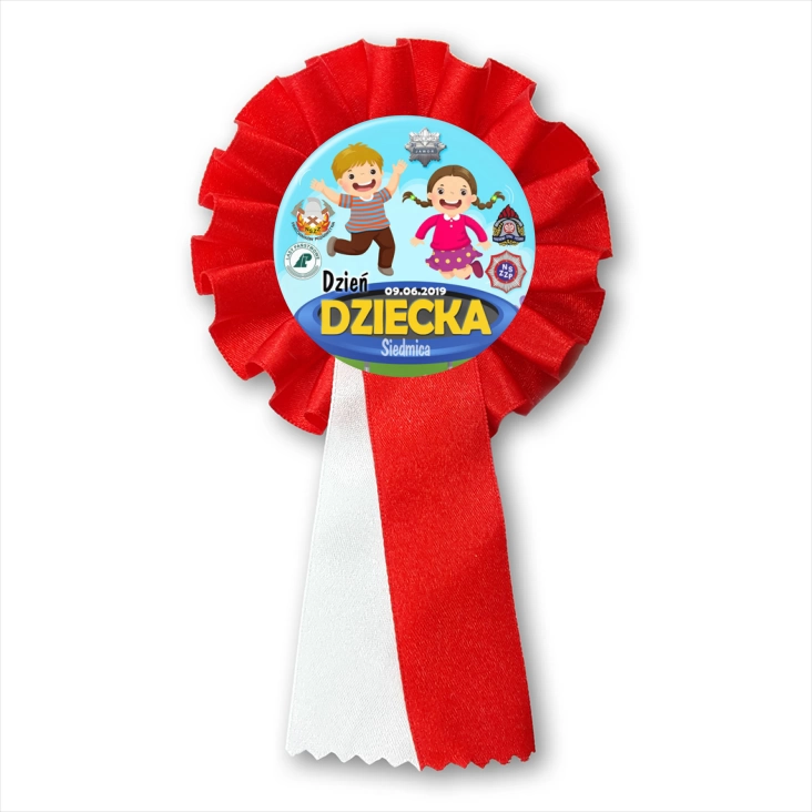 przypinka kotylion Dzień Dziecka 2018