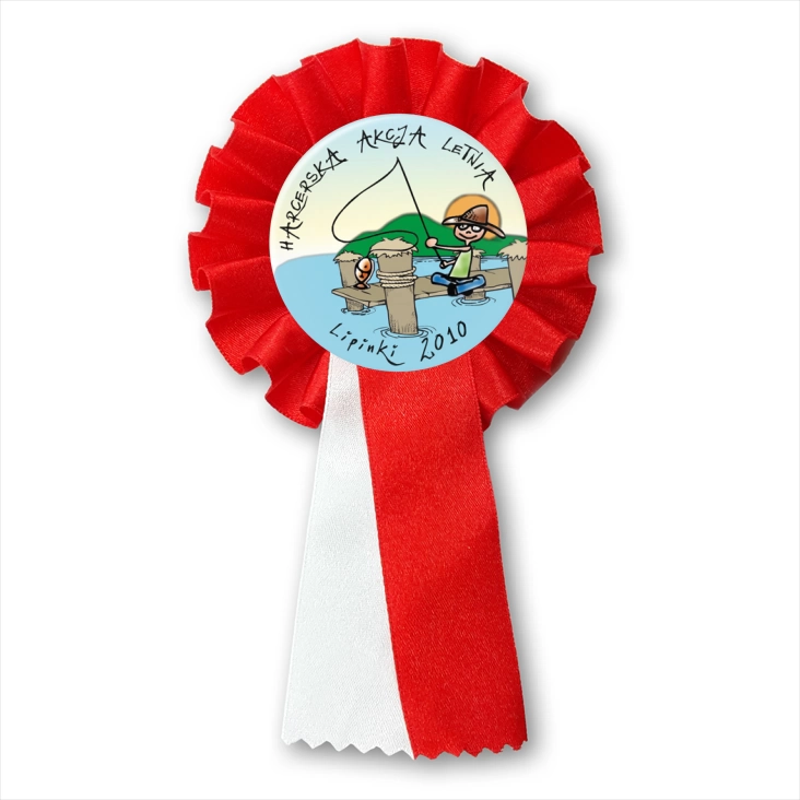 przypinka kotylion Lipinki 2010