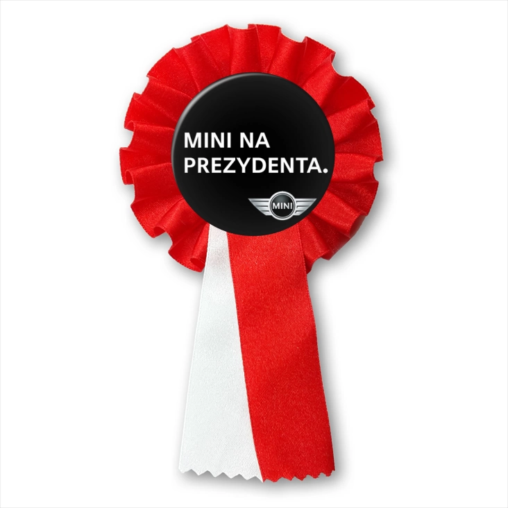 przypinka kotylion Mini na prezydenta