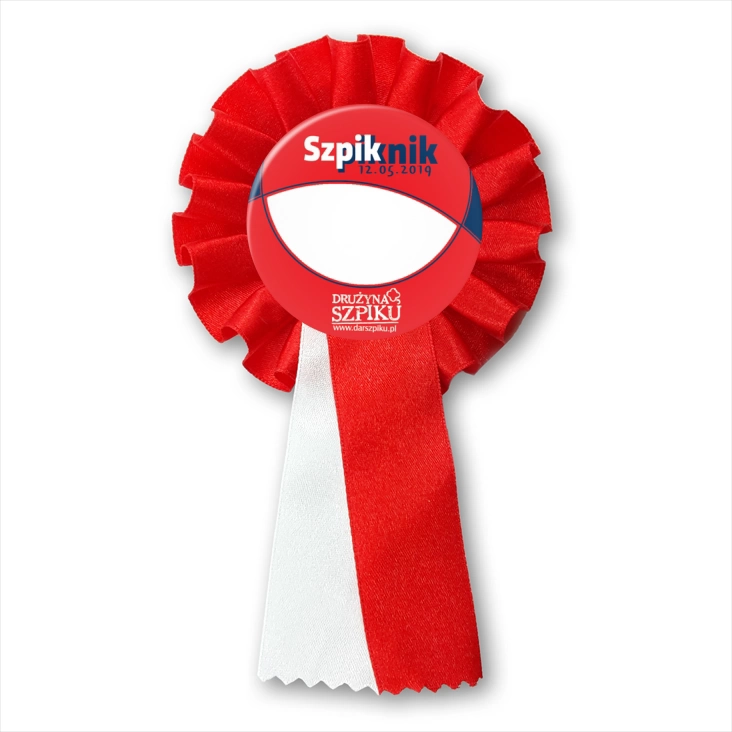 przypinka kotylion Szpiknik 2019