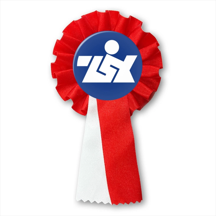 przypinka kotylion ZSK logo