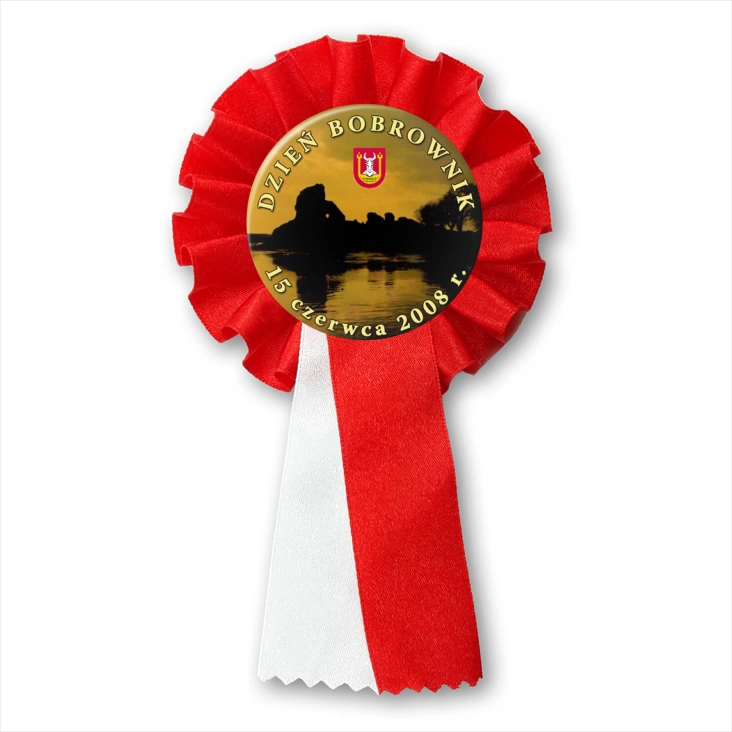 przypinka kotylion Dzień Bobrownik