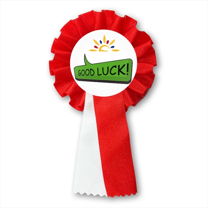 przypinka kotylion Good luck!