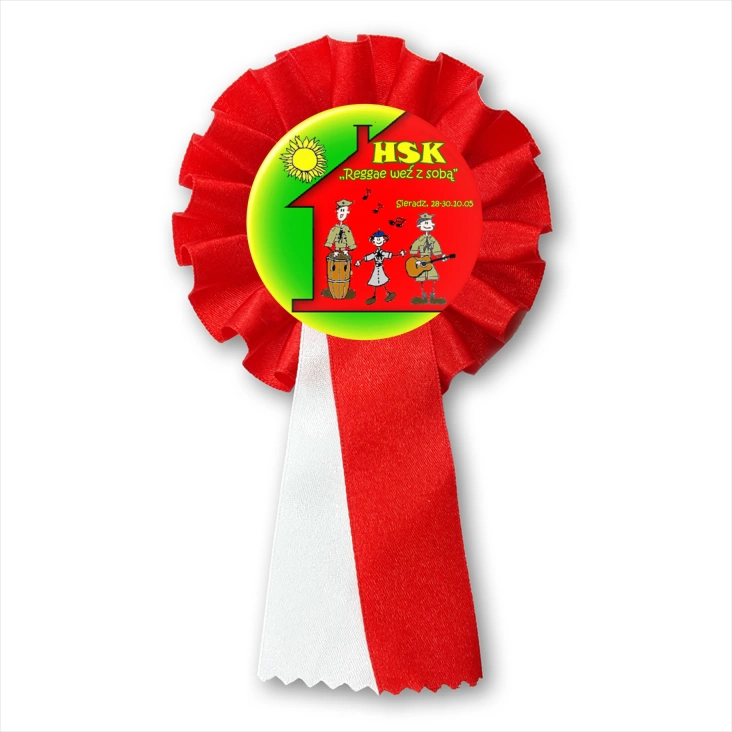przypinka kotylion HSK Sieradz