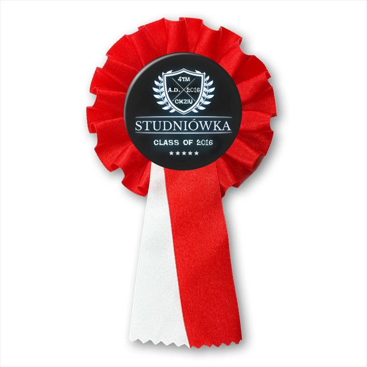 przypinka kotylion Studniówka - 4TM