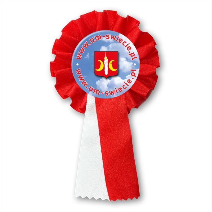 przypinka kotylion www.um-swiecie.pl
