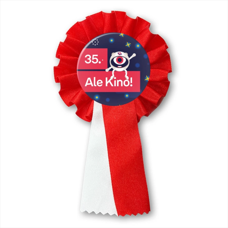 przypinka kotylion Ale kino! 2017