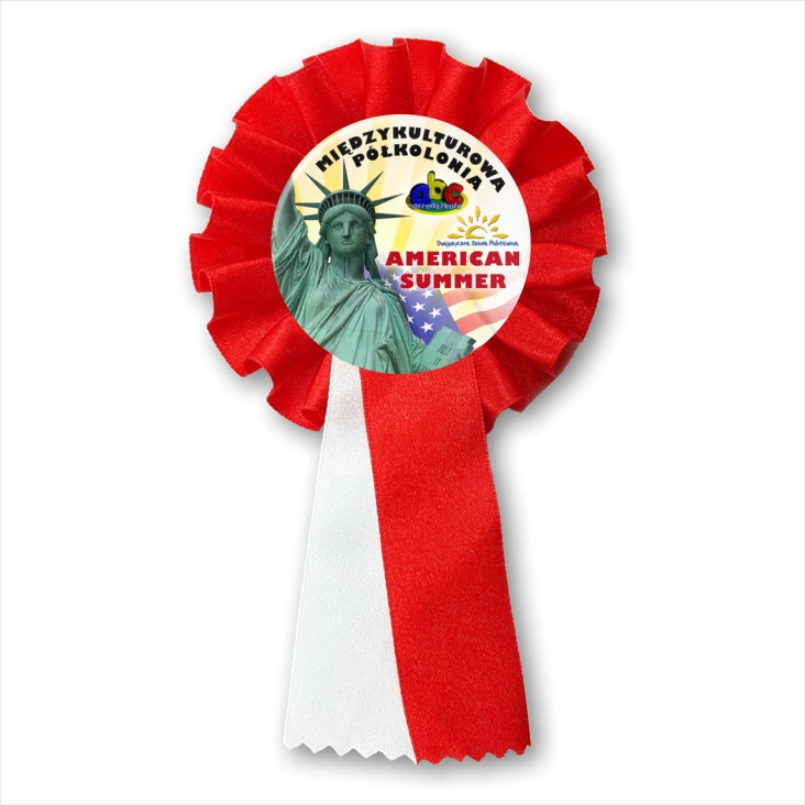 przypinka kotylion American Summer