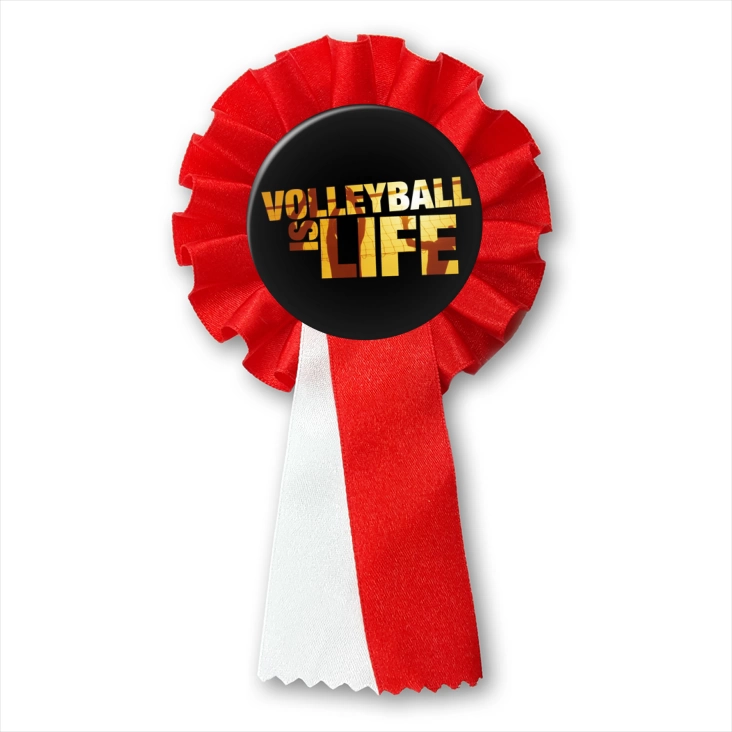przypinka kotylion I love volleyball
