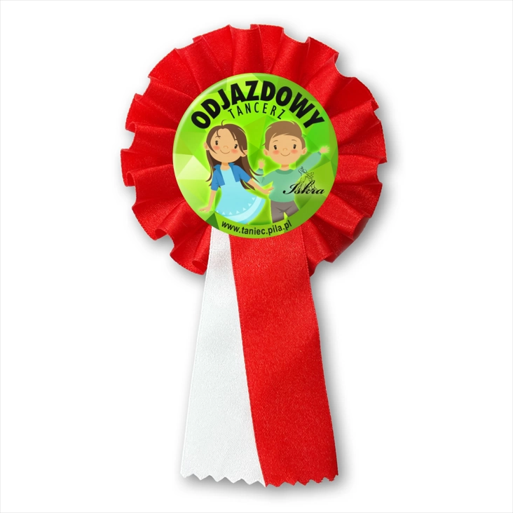 przypinka kotylion Iskra - Odjazdowy Tancerz
