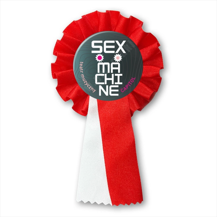 przypinka kotylion Sex Machine