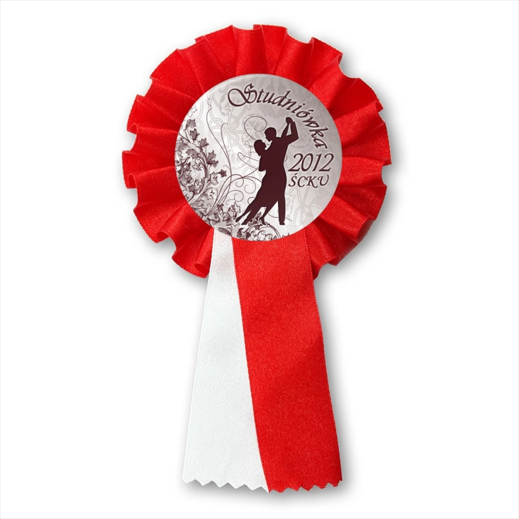 przypinka kotylion Studniówka 2012 - ŚCKU