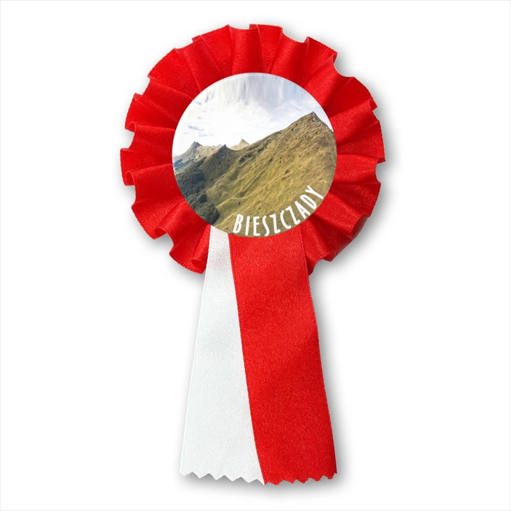 przypinka kotylion Bieszczady