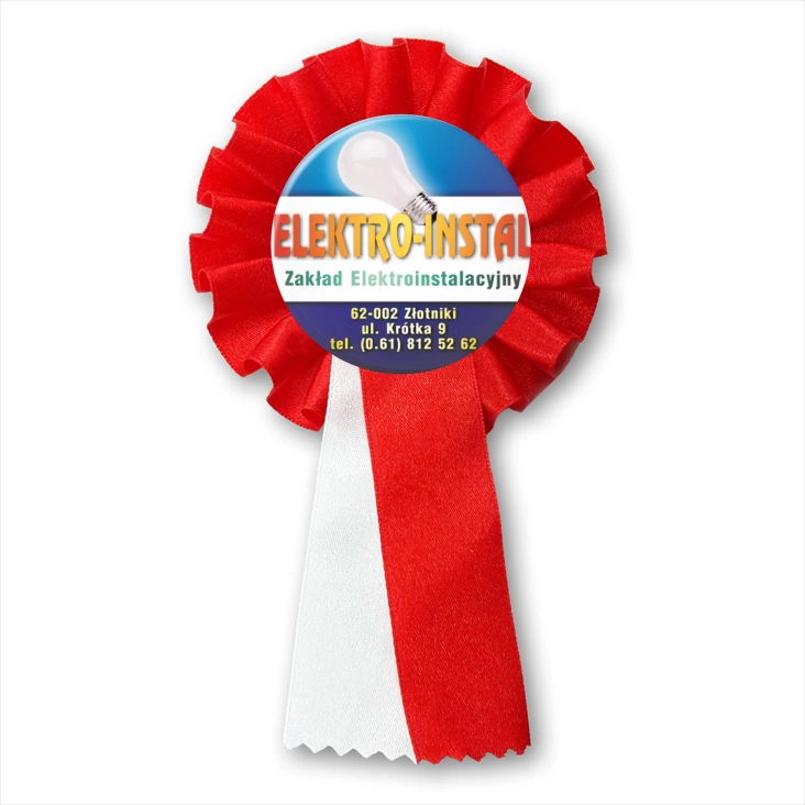 przypinka kotylion ELEKTRO-INSTAL