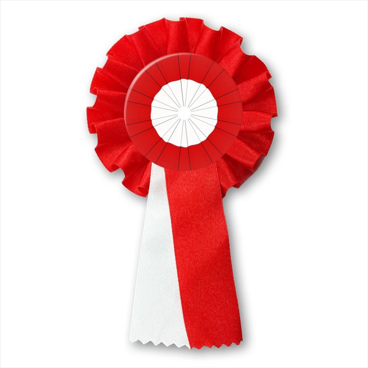 przypinka kotylion Rozetka Czerwonak
