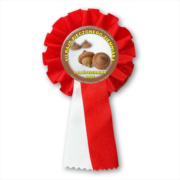 przypinka kotylion VII Rajd Pieczonego Ziemniaka