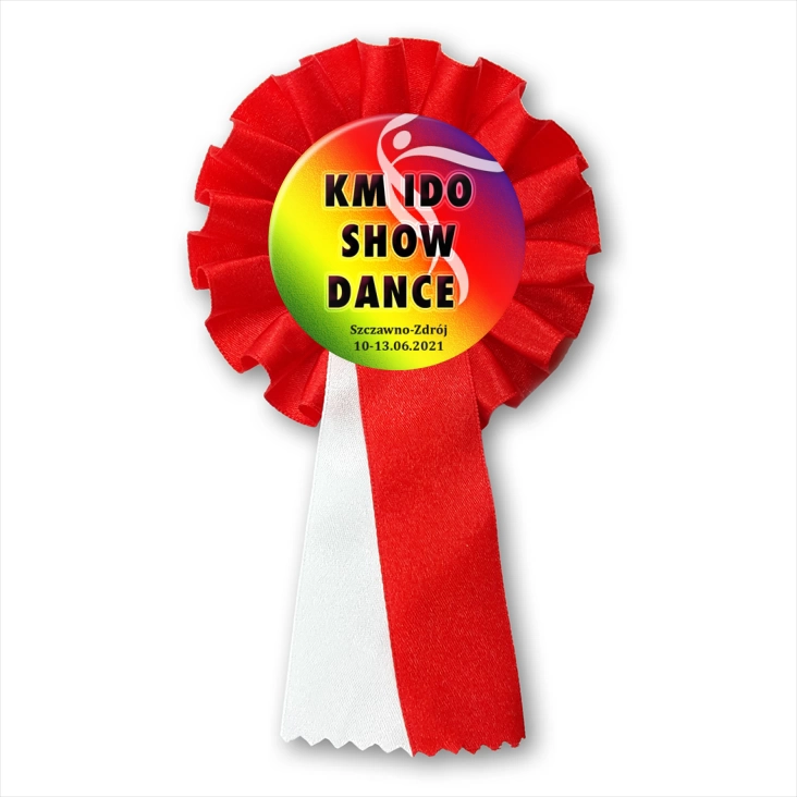 przypinka kotylion KM IDO Show Dance 2021