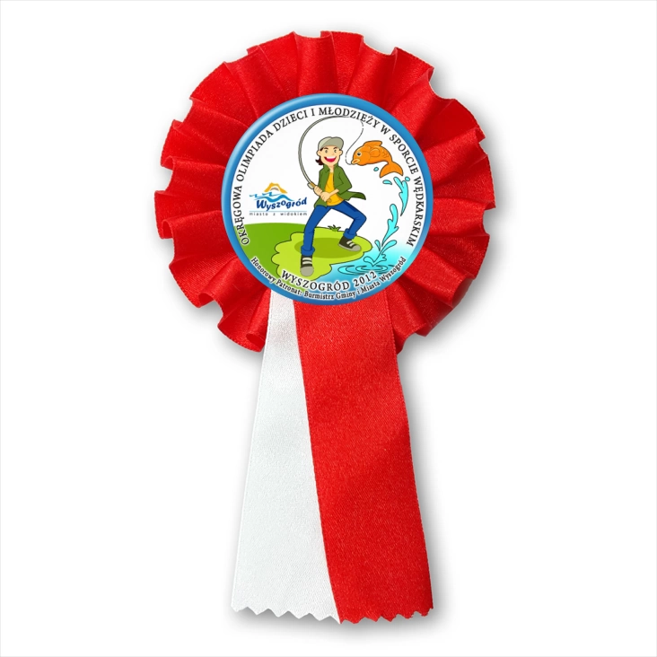 przypinka kotylion Zawody Wędkarskie - Wyszogród 2012