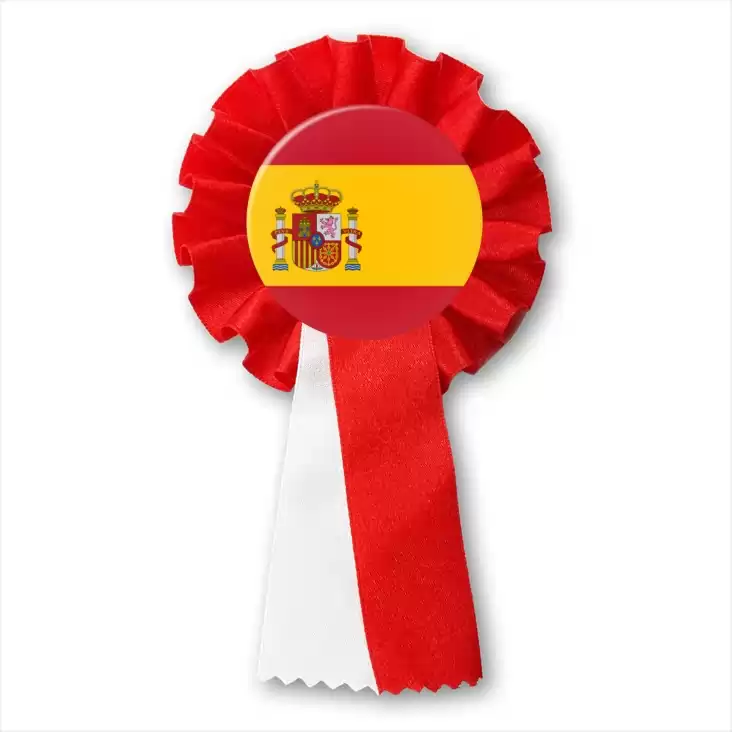 przypinka kotylion Flaga Hiszpania