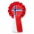 Przypinka kotylion Flaga Norwegia
