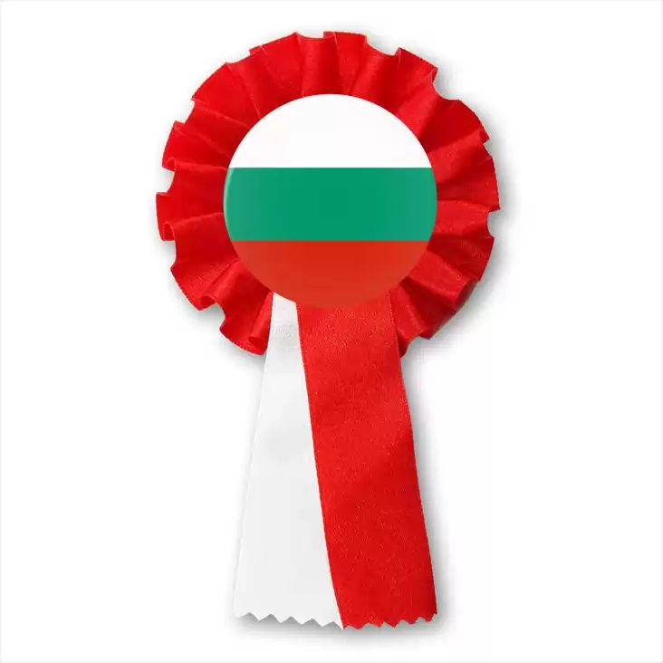 przypinka kotylion Flaga Bułgaria