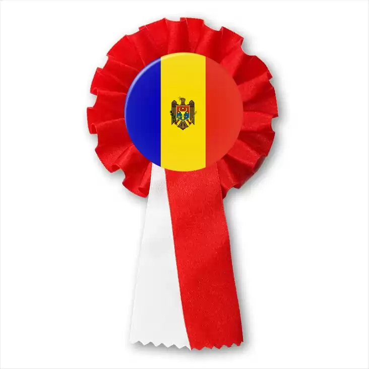 przypinka kotylion Flaga Mołdawia