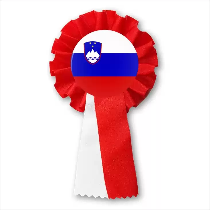 przypinka kotylion Flaga Słowenia