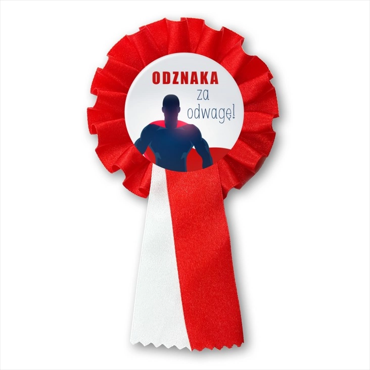 przypinka kotylion Odznaka za odwagę