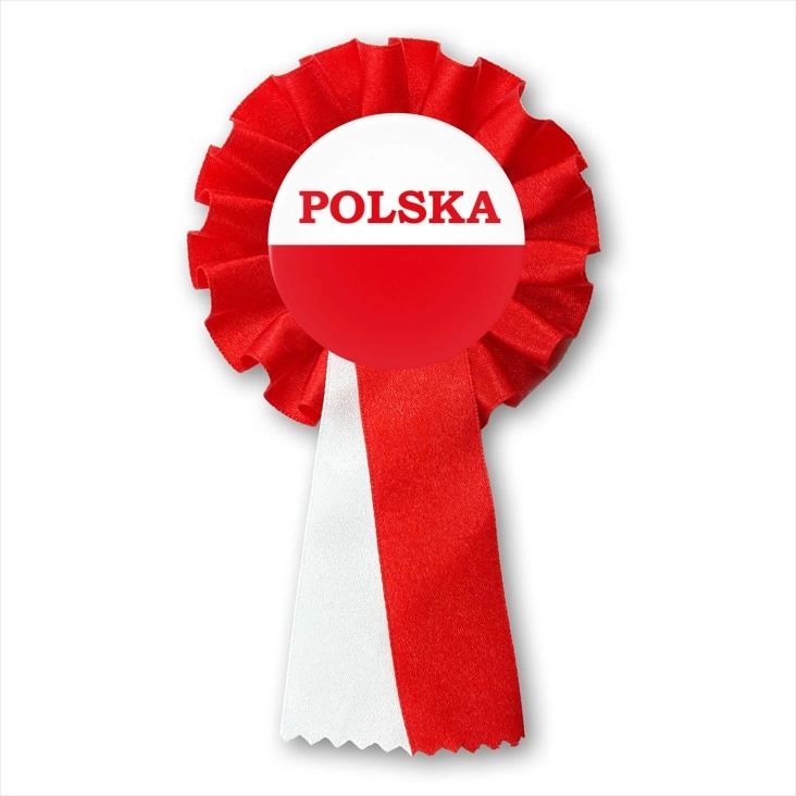 przypinka kotylion Polska