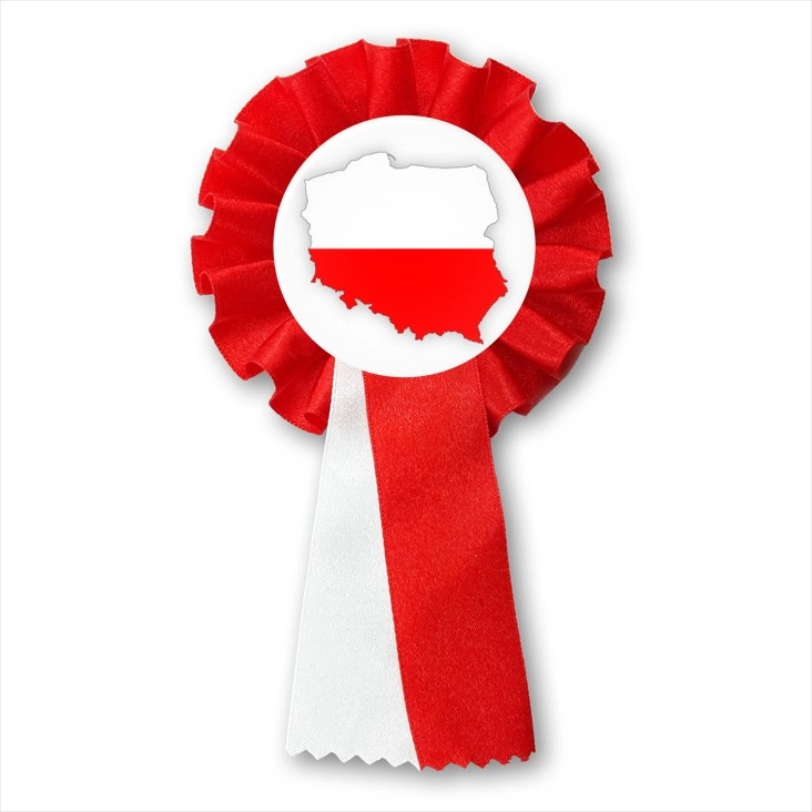 przypinka kotylion Mapa Polski