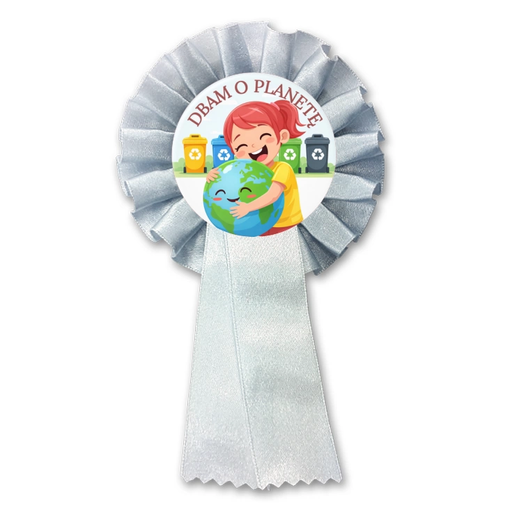 przypinka kotylion Dbam o planetę