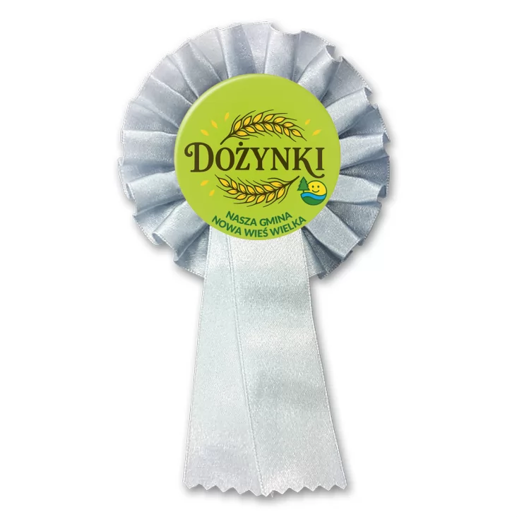 przypinka kotylion Gmina Nowa Wieś Wielka Dożynki