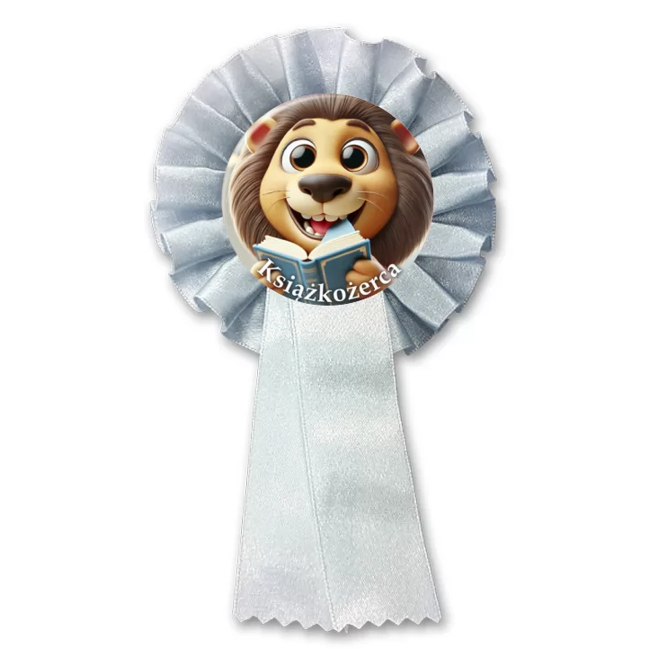 przypinka kotylion Książkożerca