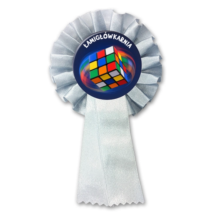 przypinka kotylion Łamigłówkarnia