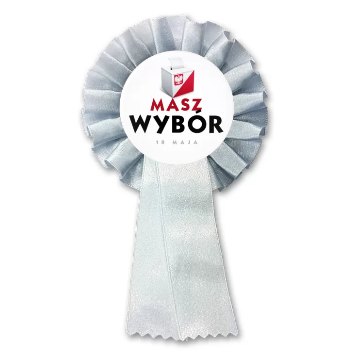 przypinka kotylion Masz wybór Wybory