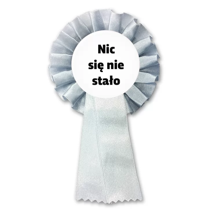 przypinka kotylion Nic się nie stało
