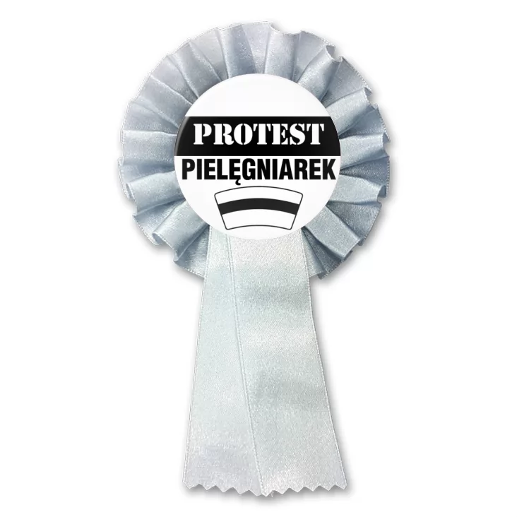 przypinka kotylion Protest pielęgniarek