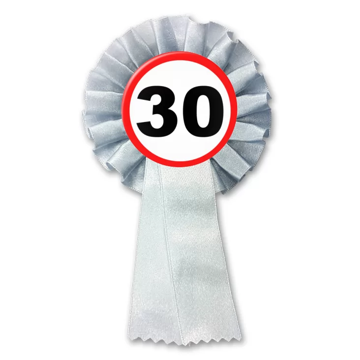 przypinka kotylion 30 urodziny
