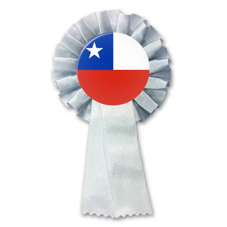 przypinka kotylion Chile