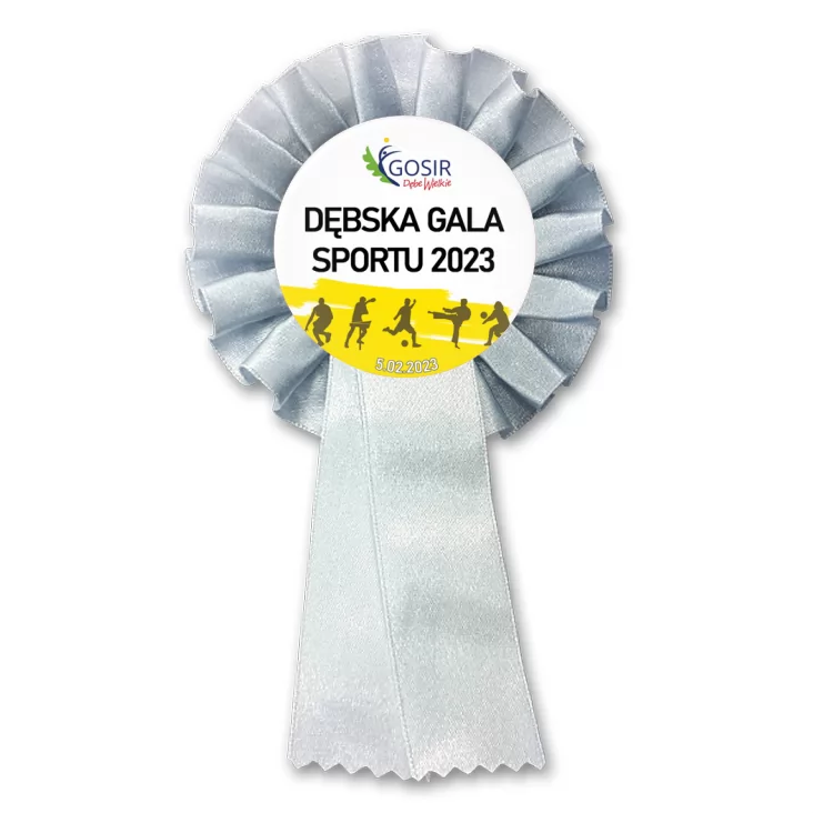 przypinka kotylion Dębska Gala Sportu 2023