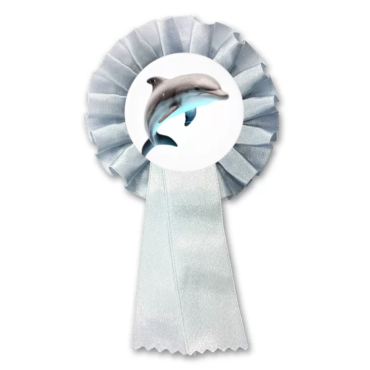 przypinka kotylion Delfin