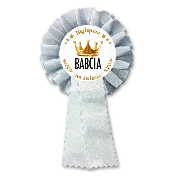 przypinka kotylion Dzień Babci - Królowa Babcia