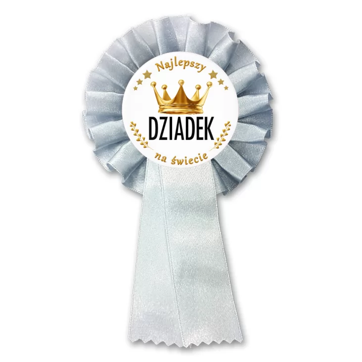 przypinka kotylion Dzień Dziadka - Król Dziadek