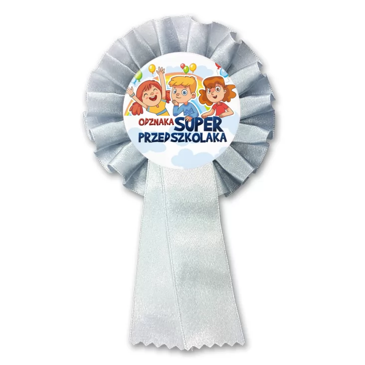 przypinka kotylion Dzień Przedszkolaka Super Przedszkolak