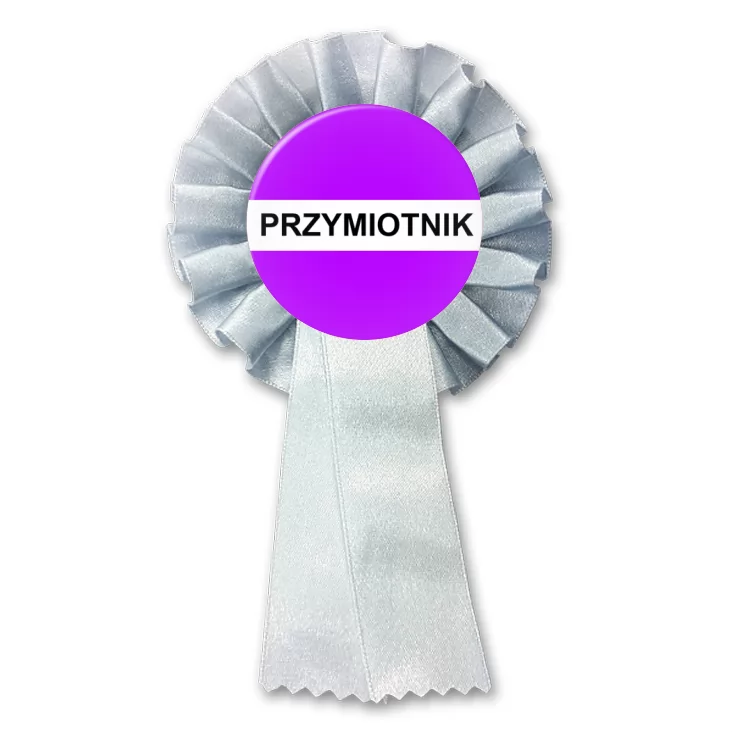 przypinka kotylion Gramatyka przymiotnik