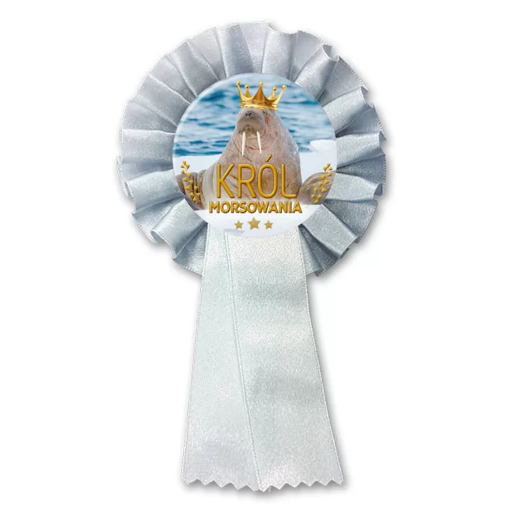 przypinka kotylion Król morsowania